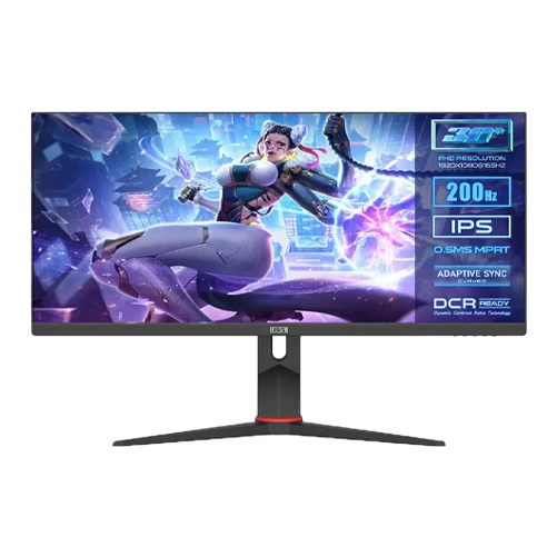 ELSA  EA300EX Gaming Monitor 30-inch - WFHD - FAST IPS - 200Hz - 0.5ms - Ultra Wide