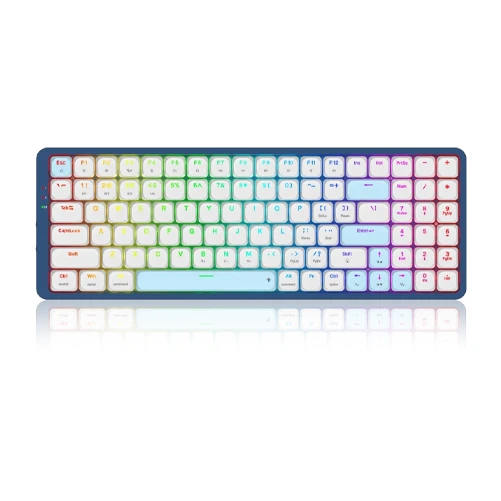 Redragon K684WB RGB EVA PRO, 90%, Red Switches, Mixed Milky, 3 modes