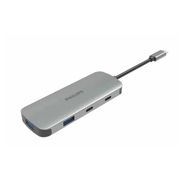 Philips SWR1651A/93 - USB-C Hub 4 in 1 - Silver